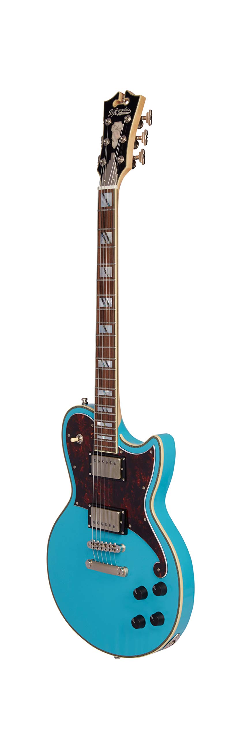 Amazon | D'Angelico Deluxe Atlantic Niederauer, Sonic Blue